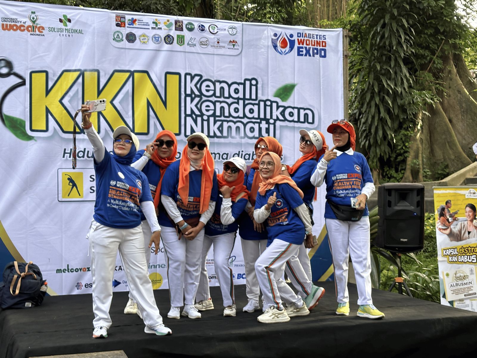 KKN: Kenali, Kendalikan, Nikmati Hidup Sehat Bersama Diabetes, Rangkaian Diabetes Wound Expo 2025